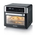 SEVERIN MINI PIEKARNIK Z FUNKCJĄ AIR FRYER, 12 AUTO. PROGRAMÓW, WYŚWIELACZ DOTYKOWY LED, TEMP. 40°C-220°C, 25 L ,2200W TO2077 - 2612072
