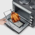 SEVERIN MINI PIEKARNIK Z PŁYTAMI DO GOTOWANIA, ZAKRES TEMP. 100°C-230°C, TIMER DO 120 MIN, 30 L, 1500W TO2074 - 2612088