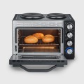 SEVERIN MINI PIEKARNIK Z PŁYTAMI DO GOTOWANIA, ZAKRES TEMP. 100°C-230°C, TIMER DO 120 MIN, 30 L, 1500W TO2074 - 2612090
