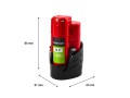Green Cell Bateria do Milwaukee M12 12V 3Ah zamiennik M12 B3 4932451388 - 2613009