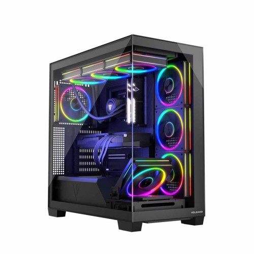 MODECOM OBUDOWA VOLCANO STELLAR ARGB MIDI 8F BLACK - 2608501