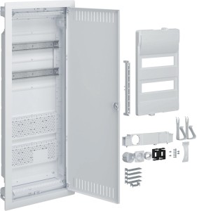 Rozdzielnia plastikowa PT hybrydowa 24M 2x płyta montażowa IP40 865x335x90 drzwi perforowane Volta.Hybrid