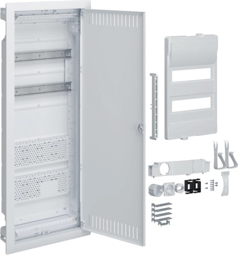 Rozdzielnia plastikowa PT hybrydowa 24M 2x płyta montażowa IP40 865x335x90 drzwi perforowane Volta.Hybrid - 2586774