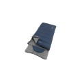 Outwell Contour Junior Dzieci Śpiwór prostokątny Poliester Niebieski - 2614061