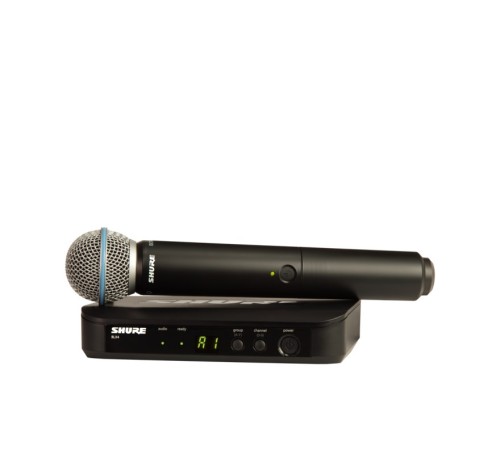 Shure BLX24E/B58-H8E - bezprzewodowy system wokalny z mikrofonem Beta 58A - 2614500