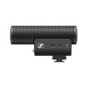 Sennheiser MKE 400 MOBILE KIT - Mikrofon pojemnościowy, superkardioidalny, wyposażony w filtr dolnoprzepustowy ze statywem Manfrotto - 2614530