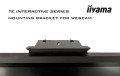 iiyama PROLITE TE8614MIS-B2AG Płaski panel Digital Signage 2,18 m (86") LCD Wi-Fi 435 cd/m2 4K Ultra HD Czarny Ekran dotykowy Procesor wbudowany Android 24/7 - 2590507