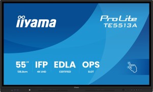 Płaski ekran Iiyama TE8613A-B1AG 86 IN IR 40P Touch - 8 ms