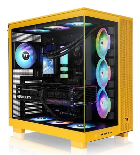 Thermaltake View 380 XL TG ARGB Midi Tower Żółty - 2615520