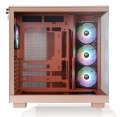 Obudowa mini wieża ATX Thermaltake View 380 XL TG ARGB Piasek żwirowy - 2592766