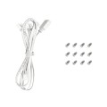 Wentylator Deepcool FL12 biały, zestaw 3 sztuk, 120 mm, 2150 obr./min, 12 V - 2592847