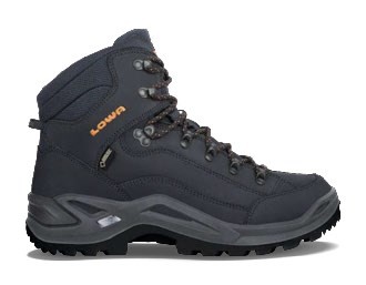 LOWA Renegade GTX Mid Męski Dorosły Czarny, Niebieski, Szary - 2615586