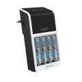 Ansmann Comfort Plus ładowarka z 4xAA2100 Akku 1001-0094-01 - 2616073