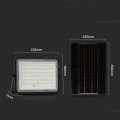 Projektor LED Solarny V-TAC 15W Pilot, AUTO, Timer, IP65 Czarny VT-120W 4000K 1200lm - 2616171