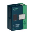 Projektor LED Solarny V-TAC 15W Pilot, AUTO, Timer, IP65 Czarny VT-120W 4000K 1200lm - 2616173