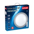 Nowoczesny plafon sufitowy LED Activejet FOCUS Szary ściemnialny ze zdalnym sterowaniem na pilota - 2616186
