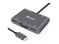 Sandberg USB-C Dock 2xHDMI+1xVGA+USB+PD - 2594205