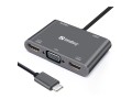 Sandberg USB-C Dock 2xHDMI+1xVGA+USB+PD - 2594203