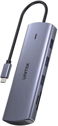 Unitek Hub 9w1 USB C Gigabit Ethernet HDMI VGA 3x USB A czytnik kart PD 100W - 2594202