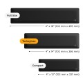 Glorious Gaming GLO-KB-ACC-WR-CLTH-TKL-BLK części do urządzeń wejściowych Keyboard palm rest - 2594343