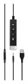 EPOS IMPACT SC 635 USB Zestaw słuchawkowy Przewodowa Opaska na głowę Połączenia/muzyka USB Typu-A Czarny, Srebrny - 2594750