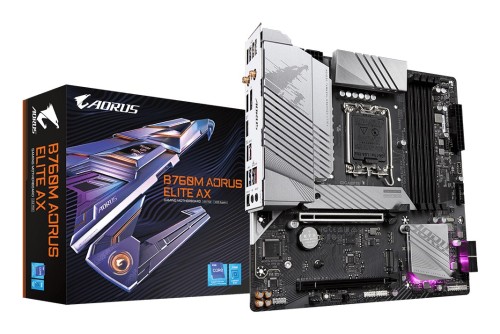 Płyta główna Gigabyte B760M AORUS ELITE AX (WYPRZEDAŻ) - 2609079