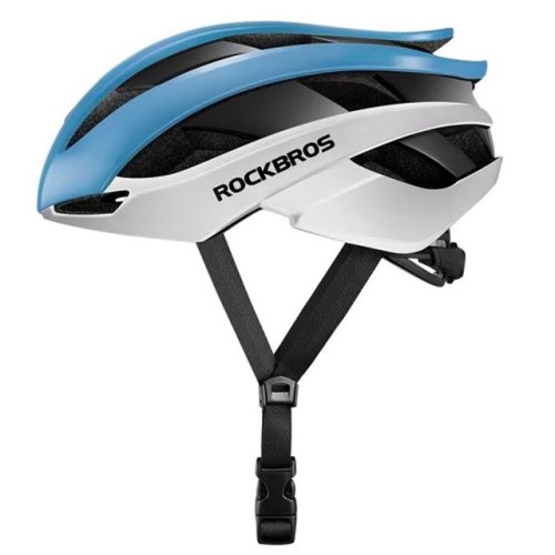 Kask rowerowy Rockbros 10110004004 rozmiar M - niebiesko-biały - 2618336