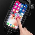 Sakwa rowerowa Rockbros B68-1 na ramę pancerna z kieszonką na telefon 1.7l - czarna - 2618374