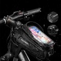 Sakwa rowerowa Rockbros B68-1 na ramę pancerna z kieszonką na telefon 1.7l - czarna - 2618371