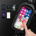 Sakwa rowerowa Rockbros B68-1 na ramę pancerna z kieszonką na telefon 1.7l - czarna - 2618369