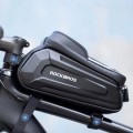 Sakwa rowerowa Rockbros B68 na ramę pancerna z kieszonką na telefon i pokrowcem 1.7l - czarna - 2618380