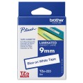 Brother TZE-223 taśmy do etykietowania Niebieski na białym - 2598360