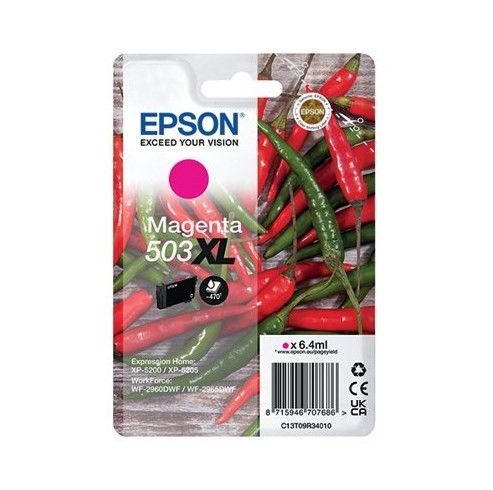Epson 503XL nabój z tuszem 1 szt. Oryginalny Wysoka (XL) wydajność Purpurowy - 2598411