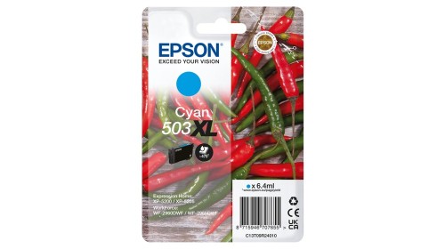 Epson 503XL nabój z tuszem 1 szt. Oryginalny Wysoka (XL) wydajność Cyjan - 2598412