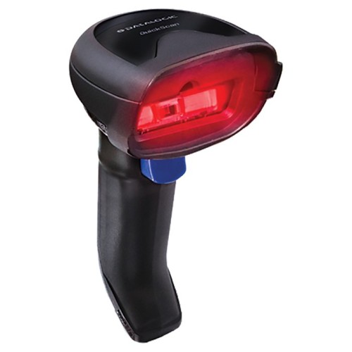 Czytnik kodów kreskowych Datalogic QuickScan QD2220-BKK1S 1D/USB/Czarny/Kabel USB/podstawka - 2546134