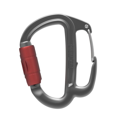 Petzl M042AA00 karabińczyk do wspinaczki Zapięcie z blokadą W kształcie litery D Aluminium Szary 1 szt. - 2619670