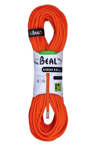 Lina karma 9,8mm 80m-solid orange BEAL - 2601897
