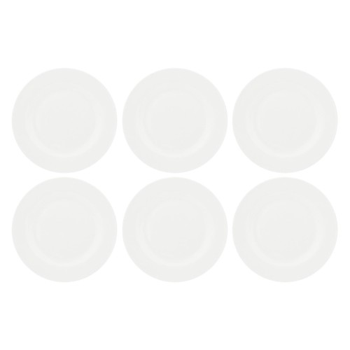 LA PORCELLANA BIANCA ESSENZIALE Zestaw 6 talerzy obiadowych z rantem 27 cm - 2602003