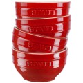 Zestaw 4 misek okrągłych STAUB 40511-541-0 - czerwony 12 cm - 2620085