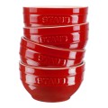 Zestaw 4 misek okrągłych STAUB 40511-541-0 - czerwony 12 cm - 2620080