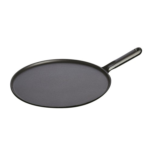 Patelnia do naleśników z metalowym uchwytem Staub - 30 cm, Czarny - 2620101