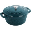 Garnek żeliwny okrągły Staub - 4 ltr, Morski - 2620139