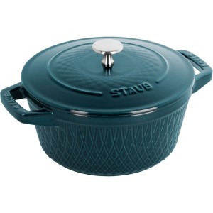 Garnek żeliwny okrągły Staub - 4 ltr, Morski