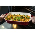 Zestaw 3 prostokątnych półmisków ceramicznych STAUB 40508-171-0 - czerwony - 2620145