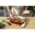 Zestaw 3 prostokątnych półmisków ceramicznych STAUB 40508-171-0 - czerwony - 2620148