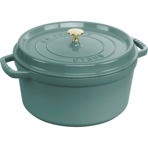 Garnek żeliwny okrągły Staub - 6.7 ltr, Eukaliptusowy - 2620281