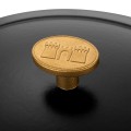 Garnek żeliwny owalny BALLARINI BELLAMONTE 75003-546-0 - 5,5 ltr czarny - 2620320