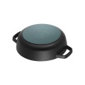 Głęboka patelnia do duszenia z pokrywką STAUB 40511-472-0 - czarna 28 cm - 2309641