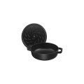 Głęboka patelnia do duszenia z pokrywką STAUB 40511-472-0 - czarna 28 cm - 2309639
