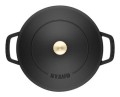 Głęboka patelnia do duszenia z pokrywką STAUB 40511-472-0 - czarna 28 cm - 2620286